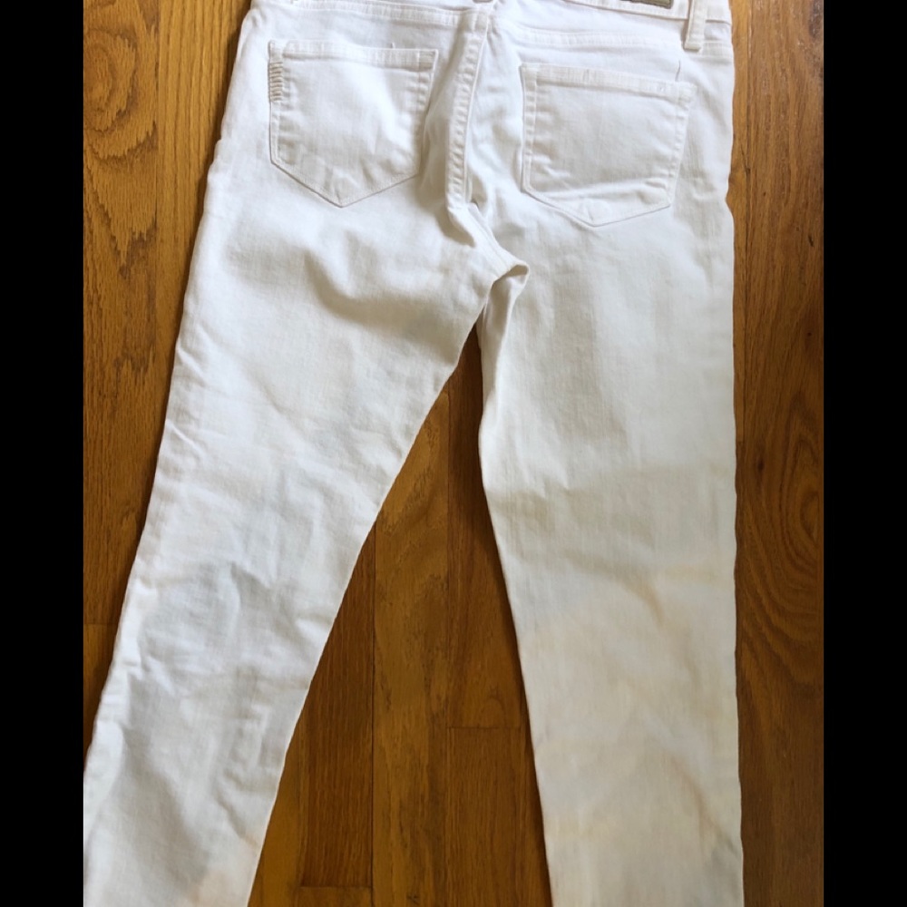 Paige white crop jeans size 26
